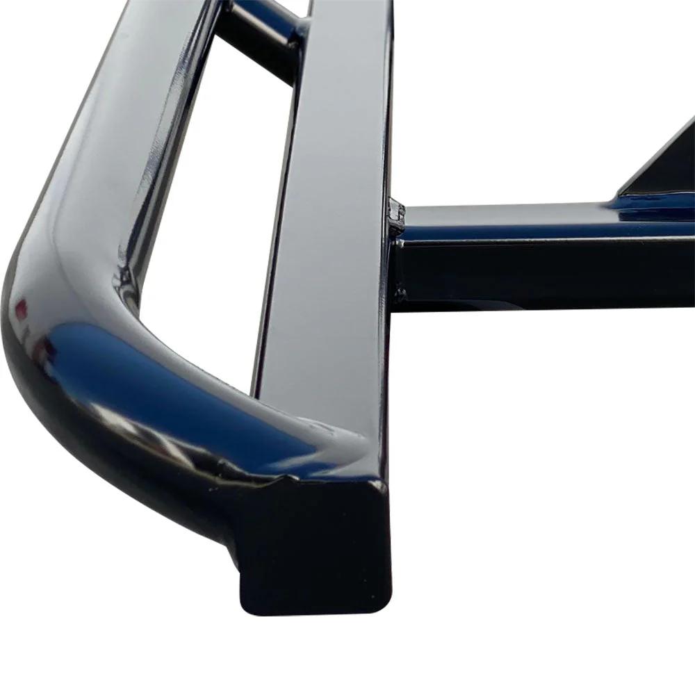 ISUZU D-MAX 2012-2020 ANGLED ROCK SLIDERS / SIDE STEPS - POWDERCOATED - Image 8