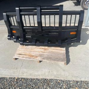 V8 Customs Triple Hoop Bullbar – Powder Coated Black